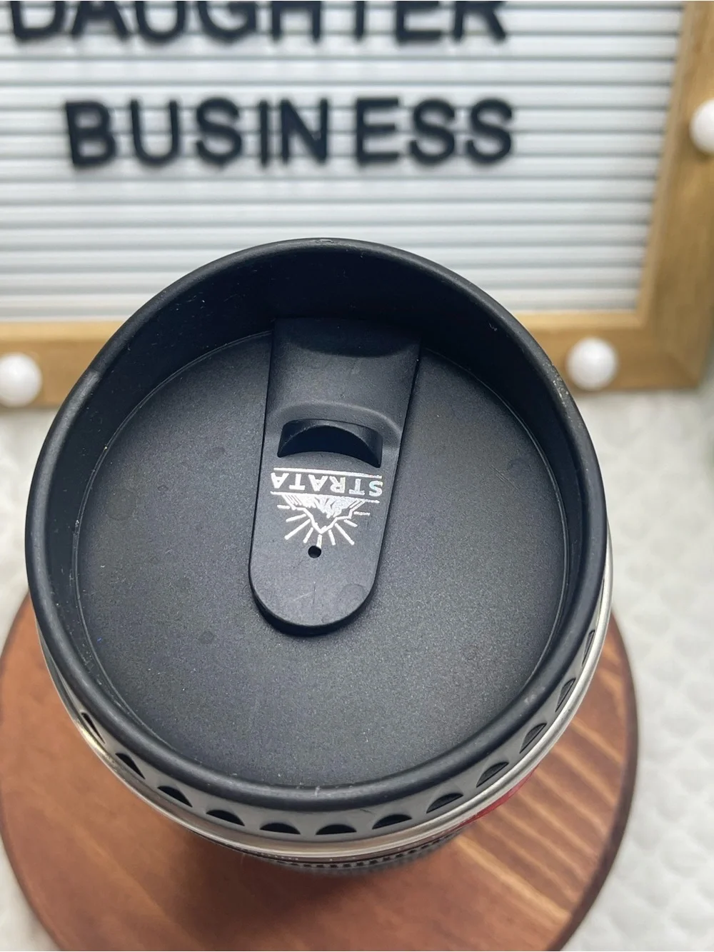 Black Camera Lens Coffee Mug - Black